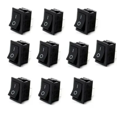 10 paketov z 2 nožicami in 2 stopnjami, stikalo za vklop/izklop tipa čolna, primerno za industrijo plovil Black