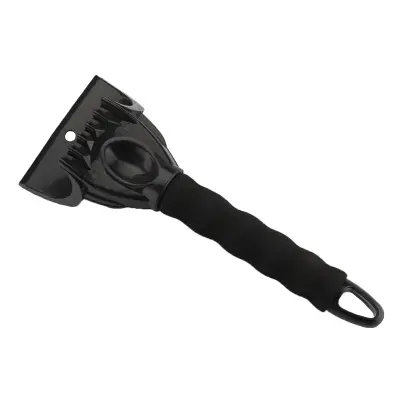 Strgalo za led za avto - Strgalo za sneg z ročajem iz pene Black
