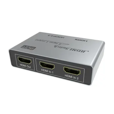 HDMI stikalo 8K 2x1 z daljinskim upravljalnikom