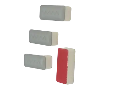 Odbojnik za straniščno desko za bide, odbojniki za straniščno desko, 4 paketi Grey