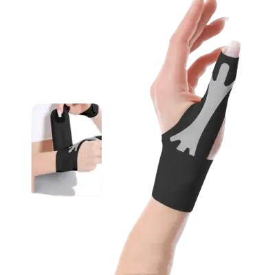 Podpora za zapestje karpalnega kanala za levo roko Black