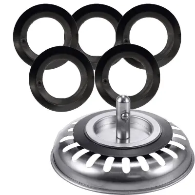 Mehka PVC tesnila za odtočno cedilo 5 kosov