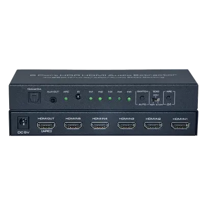 HDMI stikalo 5x1 - 4K / 3D z daljincem    Black