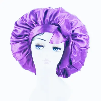 Spalna kapa nočna kapa murvina svila Purple