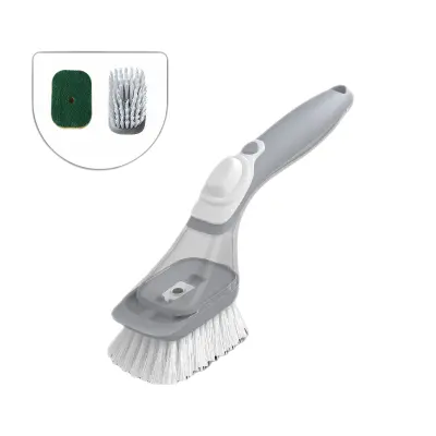 Set za shranjevanje ščetk za milo, pralnik posode z ročajem Grey