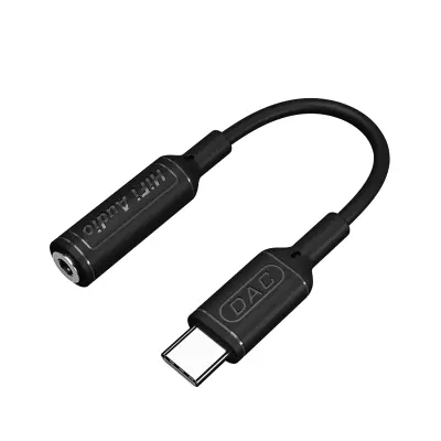 Type-C na 3,5 mm avdio adapterski kabel Black