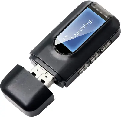 Brezžični avdio oddajnik in sprejemnik - Bluetooth adapter za avto/PC/TV/slušalke Black