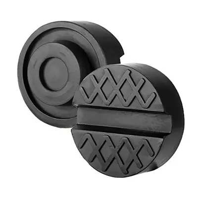 Car Jack Jack gumijasta podloga za avtomobile Tesla 2 paketa Black
