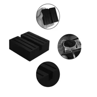 Gumijasta podloga za adapter za protizdrsne tirnice Jack za avtomobile Black
