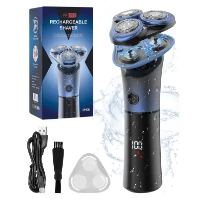 Večnamenski električni brivnik s tremi rezili Blue