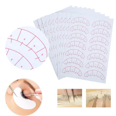 Under Eye Pads Stickers Obliži za podaljševanje trepalnic 140 kosov White