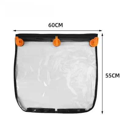 Univerzalni električni avtomobilski polnilnik Plug Port Cover za aluminijasto ohišje Transparent