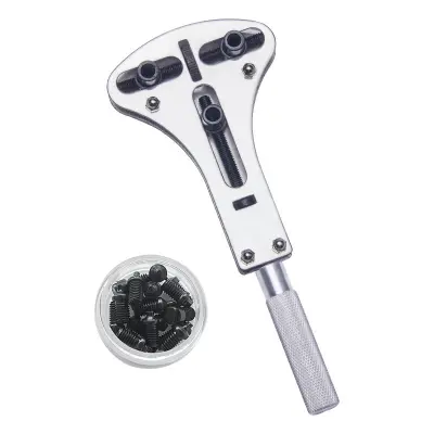 Ključ za ure s tremi kremplji, odpirač za ohišje ure, orodje za popravilo ure Silver L