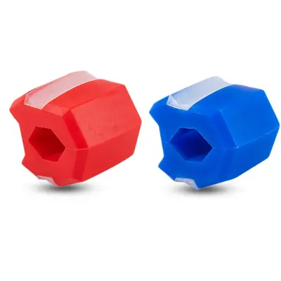 Silikonski trenažer za mišice čeljusti, 2 kosa