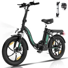 HITWAY BK6S E Bike Električno kolo 20'' debelo zložljivo e-kolo, 250W/36V/12Ah baterija, 35-90km, terensko gorsko kolo s 7 prestavami, mestno e-kolo z