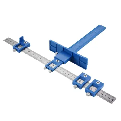 Orodje za centriranje, Vodilo za centriranje, Šablona za centriranje in vrtanje lukenj (400 × 250 mm) | DRILLPRO