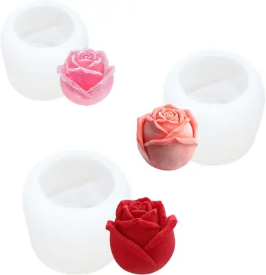 Silikonski modelčki za ledene kocke - ROSE (komplet 3) | ICEROSE