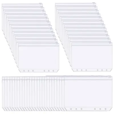 A5 PVC torbica na zadrgo za registrator s 6 obročki   60-Paket