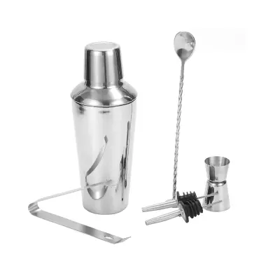 Set mešalnikov za koktajle iz nerjavečega jekla - 500 ml