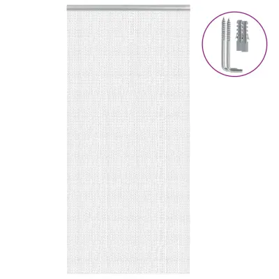 vidaXL Verižna mreža proti mrčesu za vrata 100x212 cm aluminij