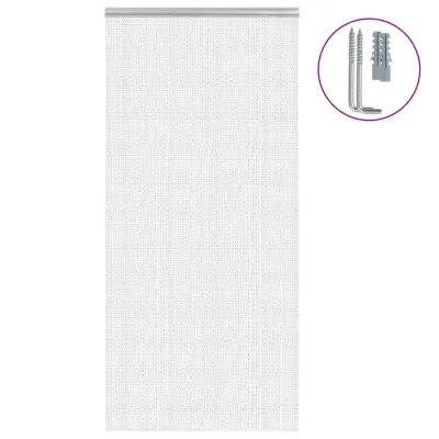 vidaXL Verižna mreža proti mrčesu za vrata 100x200 cm aluminij