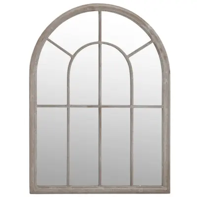 vidaXL Ogledalo peščeno 60x45 cm železno za notranjo uporabo