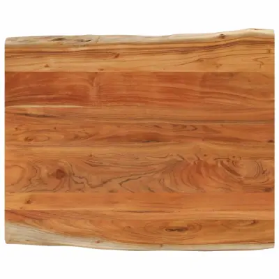 vidaXL Mizna plošča 90x80x3,8 cm pravokotna trdna akacija naravni rob