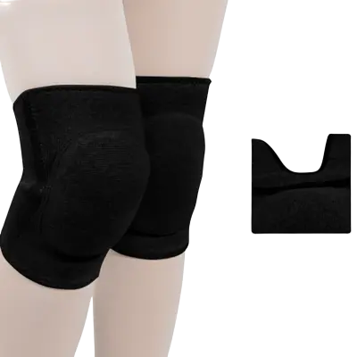 Mehki ščitniki za kolena - za ženske Black L