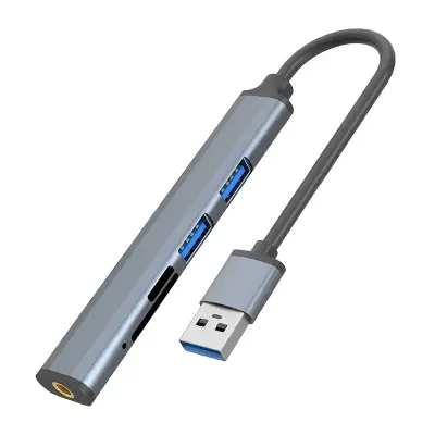 5-v-1 adapter za ključ USB s stabilnim prenosom podatkov Grey