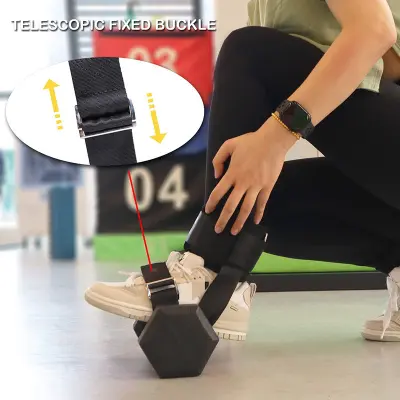 Trak za gleženj z utežmi za vaje za gležnje in dvigovanje uteži