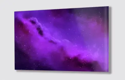 Slika na steklu zvezde vesolja kozmosa okrasna slika 130x83 cm