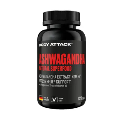 Body Attack Ashwagandha, 120 kapsul