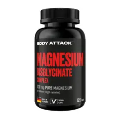 Body Attack Magnesium Bisglycinate, 120 kapsul