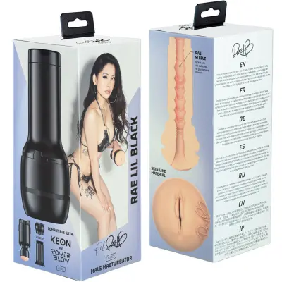 Kiiroo - Feel Rae Lil Black Stars Coleo Strokers Powerblow Compatvel