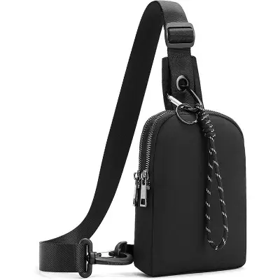 Nova mini nevtralna torba za čez telo za prosti čas Black