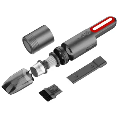 Ročni sesalnik za avto, polnilni, z LED