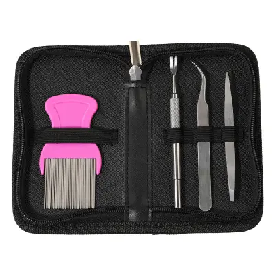 4-delni komplet orodij za odstranjevanje hišnih klopov