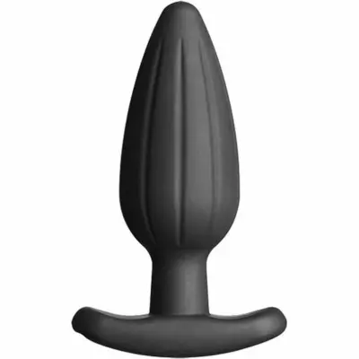 ELECTRASTIM - SILIKONSKI ANALNI ČEPK LARGE ROCKER ČRN