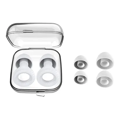 Silikonski čepki za zmanjševanje hrupa White