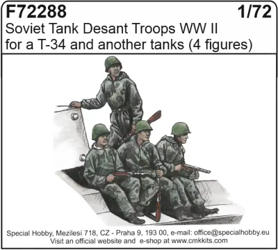 Soviet Tank Desant Troops WWII (4fig.)