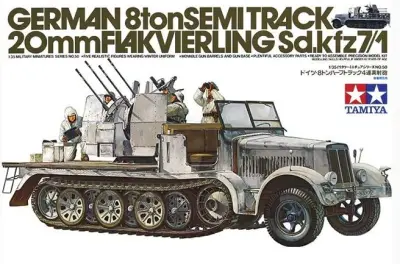 Nemški 8T HALF TRACK Sd.kfz 7/1