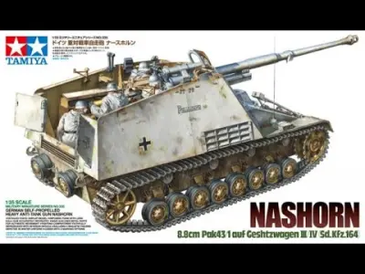 Nashorn 8,8 cm Pak43/1 na Geschützwagen III/IV (Sd.Kfz.164)