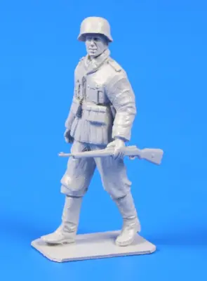 German WWII Soldier with mauser 98 Rifle