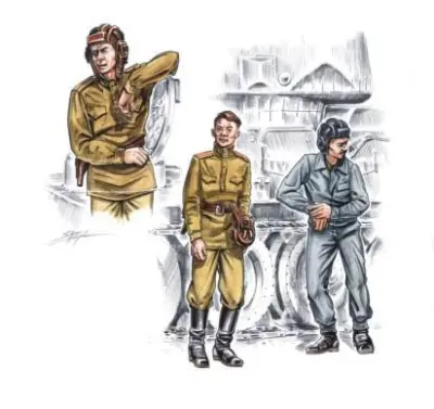 Russian tanker WW II (3 fig.)