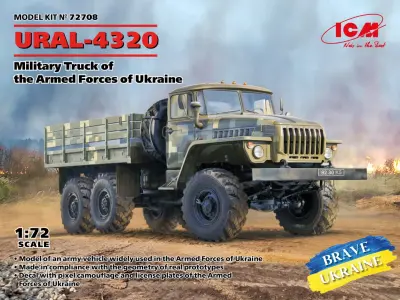 URAL-4320 Vojaški tovornjak oboroženih sil Ukrajine