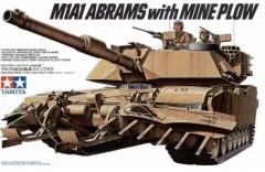 Ameriški M1A1 Abrams z minskim plugom