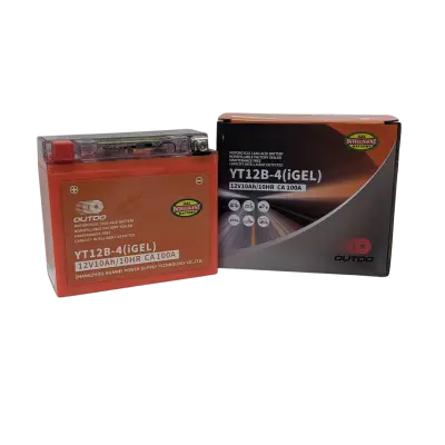 Akumulator za motor YG12B-4 GEL (12V 10Ah, 150 x 69 x 130)