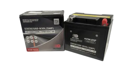 Akumulator za motorje in kosilnice 53030 12V 30Ah (184 x 124 x 170)