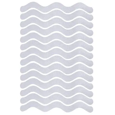 Nalepke za kad in tuš - zaščita proti zdrsu White