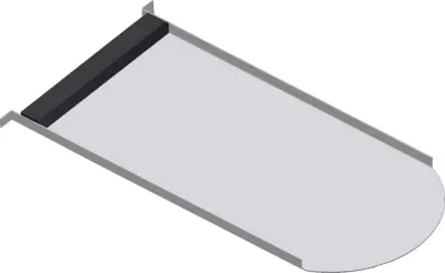 Schletter Solar nadomestni pločevinasti strešnik aluminij Biber.180x380 Rapid 109016-007